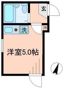 ベルエステート東十条【1階】の間取り