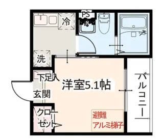 MELDIA蒲田【3階】の間取り