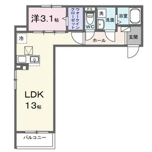 ヒカルサ熊谷ウエスト【3階】の間取り