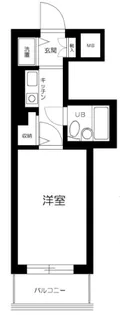 メルシー上池台【4階】の間取り