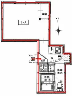 アリビオ西新井【3階】の間取り