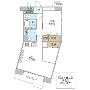 東カン第二水戸パークハイツ【10階】の間取り