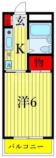 メイプルハイム【4階】の間取り