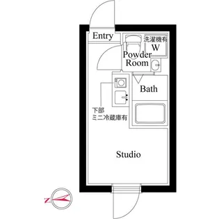 HJプレイス中野【1階】の間取り
