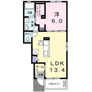 フォレスト ヴィラ Y【1階】の間取り
