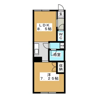 フローレンス305号館【2階】の間取り