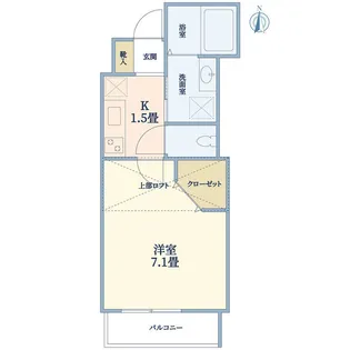 美瑞那【2階】の間取り