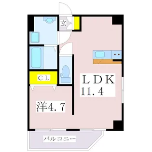 ism【2階】の間取り