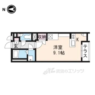 レオネクストノーム【1階】の間取り