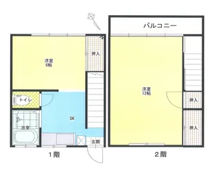 コーポ安達の間取り