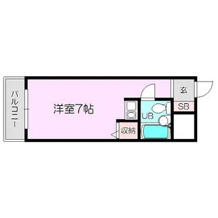 レバンガAP新大阪イースト【9階】の間取り