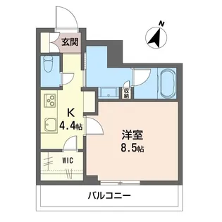 ルーエ与野【2階】の間取り