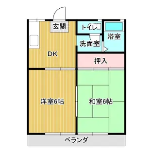 パナハイツ片山【1階】の間取り