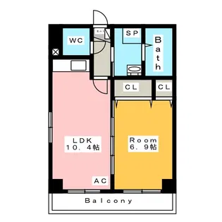 サンアベニュー【3階】の間取り