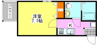 Hakusui津田沼【3階】の間取り