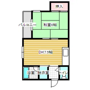 OY桃山【2階】の間取り