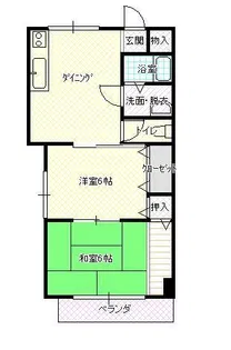 ホープヒルサガラ【1階】の間取り