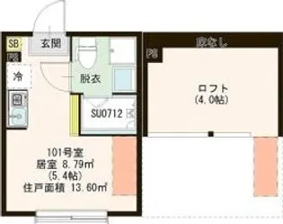 ハーモニーテラス浮間IV【1階】の間取り