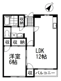 ワイケイハイツ【1階】の間取り
