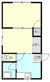 大畑アパート【1階】の間取り