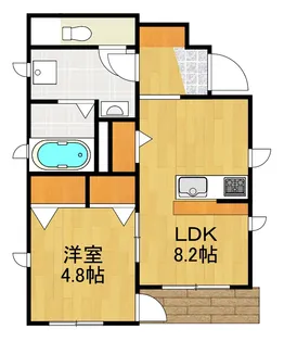 神奈川県横浜市港北区日吉5【アパート】の間取り