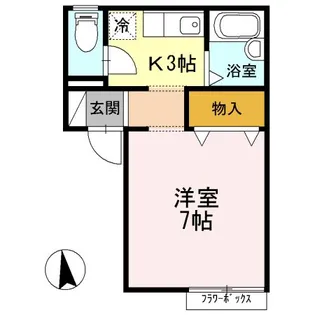 コーポSG【2階】の間取り