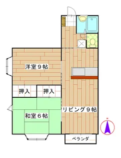 ベルシャンテマリー【2階】の間取り