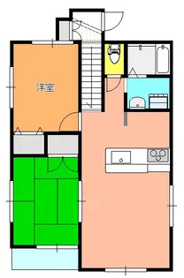 ピエス鶴川【2階】の間取り