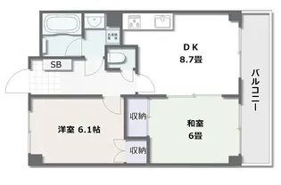 リバティハウスII【2階】の間取り