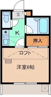メゾン越仙【1階】の間取り