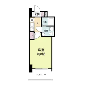 セレニテ桜川駅前プリエ【2階】の間取り