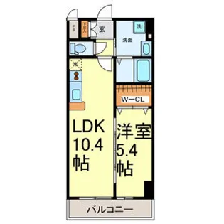 愛知県名古屋市中区栄1【マンション】の間取り