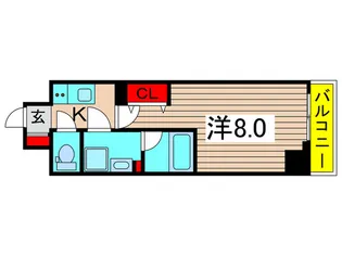 ユリカロゼ五反野II【4階】の間取り