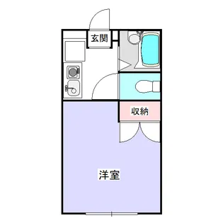 ホワイトハウスフォーレント・ユウ【2階】の間取り