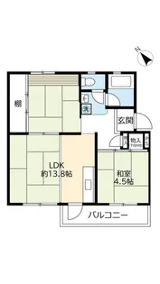 UR明石舞子【5階】の間取り