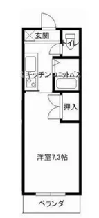 リトルハイツNo.7【4階】の間取り