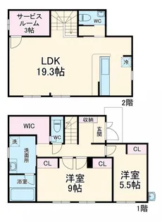 神奈川県大和市深見【一戸建】の間取り