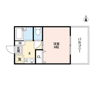 グランシャトー向原【1階】の間取り