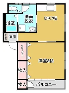 グランドメゾンB棟【1階】の間取り