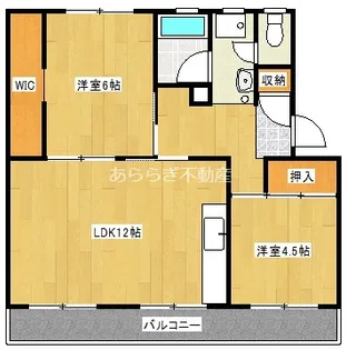 コーポラス三輪II【3階】の間取り