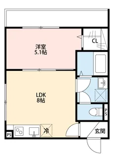 Crecia常盤平III【1階】の間取り