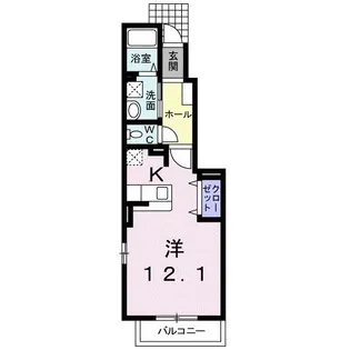 アザレア本館【1階】の間取り