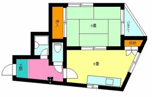 ハイツ福井屋【2階】の間取り