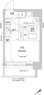 リルシアヨコハマタンマチ【4階】の間取り