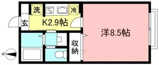 カサグランデ【1階】の間取り