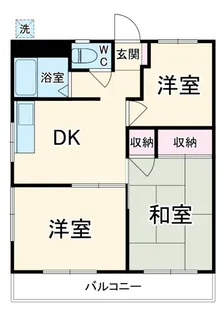 コーポ川間【2階】の間取り