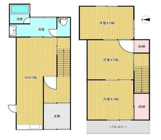 兵庫県姫路市八代東光寺町【一戸建】の間取り