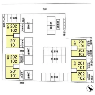 ベルボナール A【1階】の地図