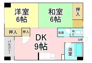 杉山ビル【4階】の間取り