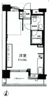 東京都品川区北品川5【マンション】の間取り